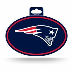 New England Patriots - Full Color Oval Sticker