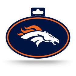 Denver Broncos - Full Color Oval Sticker