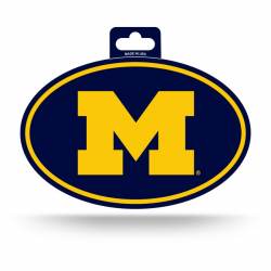 University Of Michigan Wolverines - Full Color Oval Sticker