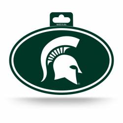Michigan State University Spartans - Full Color Oval Sticker