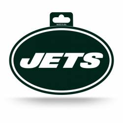 New York Jets Script - Full Color Oval Sticker