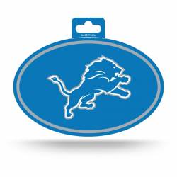 Detroit Lions - Full Color Oval Sticker