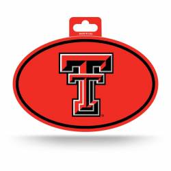 Texas Tech University Red Raiders - Full Color Oval Sticker