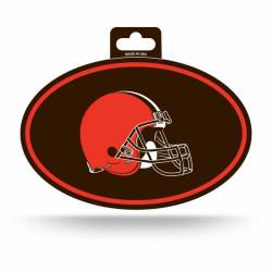Cleveland Browns - Full Color Oval Sticker