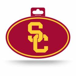 University Of Southern California USC Trojans - Full Color Oval Sticker