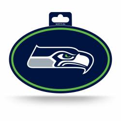 Seattle Seahawks - Full Color Oval Sticker
