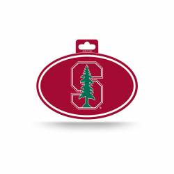 Stanford University Cardinal - Full Color Oval Sticker