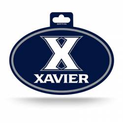 Xavier University Musketeers - Full Color Oval Sticker