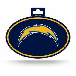 Los Angeles Chargers - Full Color Oval Sticker
