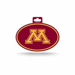 University Of Minnesota Golden Gophers - Full Color Oval Sticker