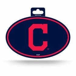 Cleveland Indians - Full Color Oval Sticker