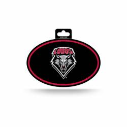 University of New Mexico Lobos - Full Color Oval Sticker