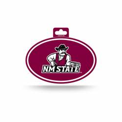 New Mexico State University Aggies - Full Color Oval Sticker