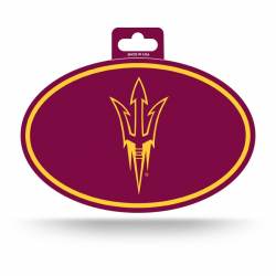 Arizona State University Sun Devils - Full Color Oval Sticker