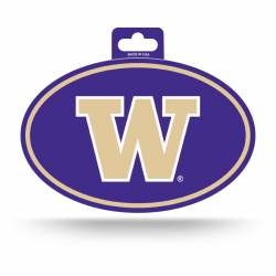 University Of Washington Huskies - Full Color Oval Sticker