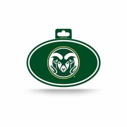Colorado State University Rams - Full Color Oval Sticker