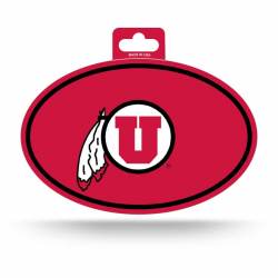 University Of Utah Utes Logo - Full Color Oval Sticker