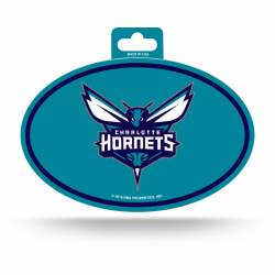 Charlotte Hornets - Full Color Oval Sticker