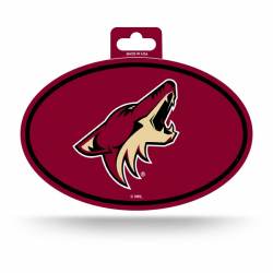 Arizona Coyotes - Full Color Oval Sticker