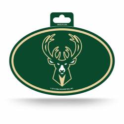 Milwaukee Bucks - Full Color Oval Sticker