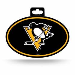 Pittsburgh Penguins - Full Color Oval Sticker