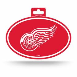 Detroit Red Wings - Full Color Oval Sticker