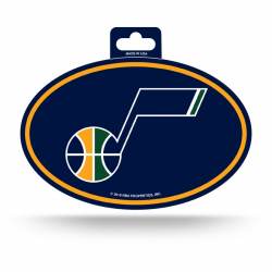 Utah Jazz - Full Color Oval Sticker