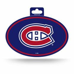 Montreal Canadiens - Full Color Oval Sticker
