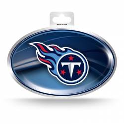 Tennessee Titans - Metallic Oval Sticker