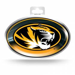 University Of Missouri Tigers - Metallic Oval Sticker