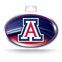 University Of Arizona Wildcats - Metallic Oval Sticker