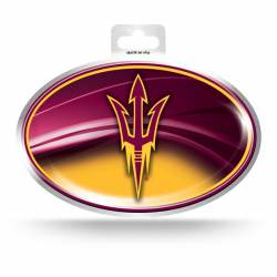 Arizona State University Sun Devils - Metallic Oval Sticker