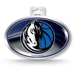 Dallas Mavericks - Metallic Oval Sticker