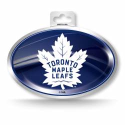 Toronto Maple Leafs - Metallic Oval Sticker