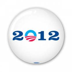 Obama 2012 Logo - Button