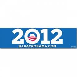 Barack Obama 2012 Logo - Bumper Sticker