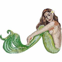 Mermaid - Embroidered Iron-On Patch