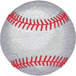 Baseball - Embroidered Iron-On Patch