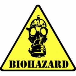 Biohazard Symbol - Embroidered Iron-On Patch