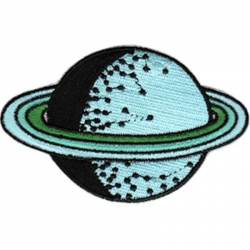 Saturn Planet - Embroidered Iron-On Patch