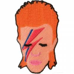 David Bowie Aladdin Sane - Embroidered Iron-On Patch