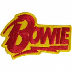 David Bowie Bolt Logo Large Oversized - Embroidered Iron-On Patch