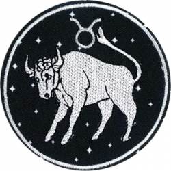 Taurus Astrology Zodiac Sign - Embroidered Iron-On Patch