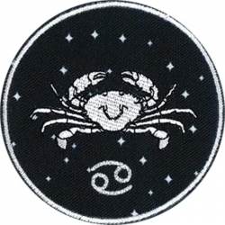 Cancer Astrology Zodiac Sign - Embroidered Iron-On Patch