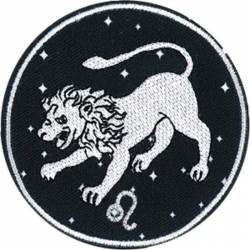 Leo Astrology Zodiac Sign - Embroidered Iron-On Patch