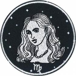 Virgo Astrology Zodiac Sign - Embroidered Iron-On Patch