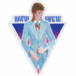 David Bowie Blue Suit - Embroidered Iron-On Patch