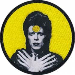 David Bowie Ziggy - Embroidered Iron-On Patch
