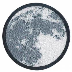 Full Moon - Embroidered Iron-On Patch