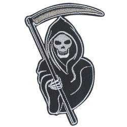 Grim Reaper - Embroidered Iron-On Patch
